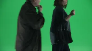2nd Unit Extras: Man & Woman Walk/Talk L to R (v1)