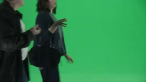 2nd Unit Extras: Man & Woman Walk/Talk L to R (v2)