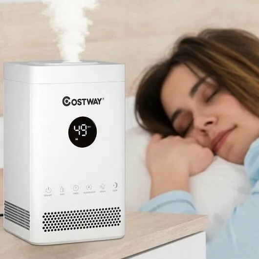3.5L Quiet Top Fill Air Humidifier with Multiple Mode - Color: White