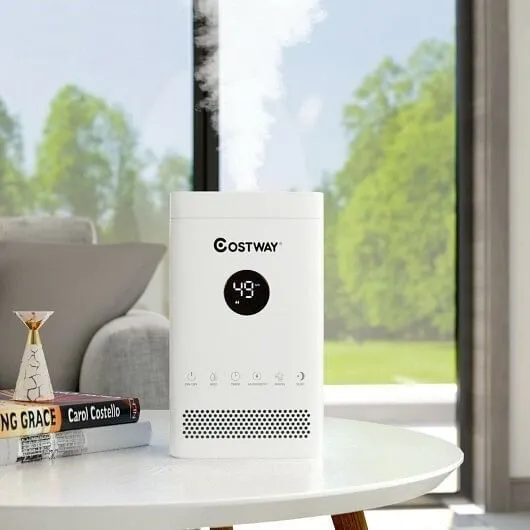 3.5L Quiet Top Fill Air Humidifier with Multiple Mode - Color: White