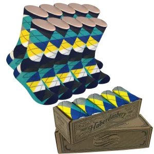 5 Pair Men Matching Fashion Dress Socks Gift Box-Groomsmen Weddings Party Socks
