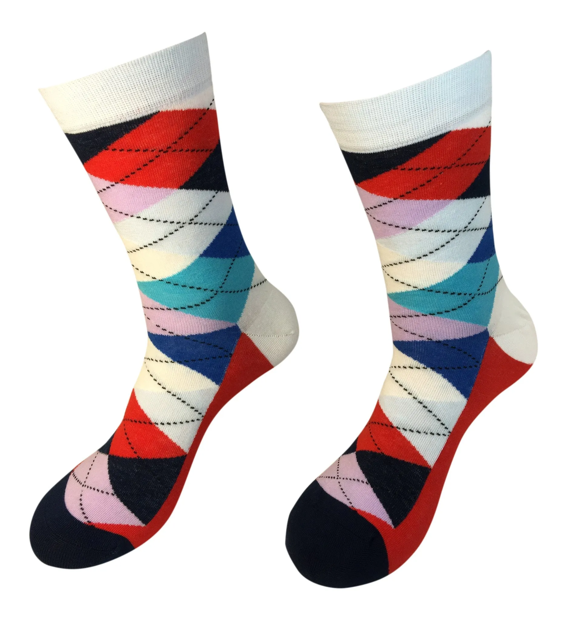5 Pair Men Matching Fashion Dress Socks Gift Box-Groomsmen Weddings Party Socks
