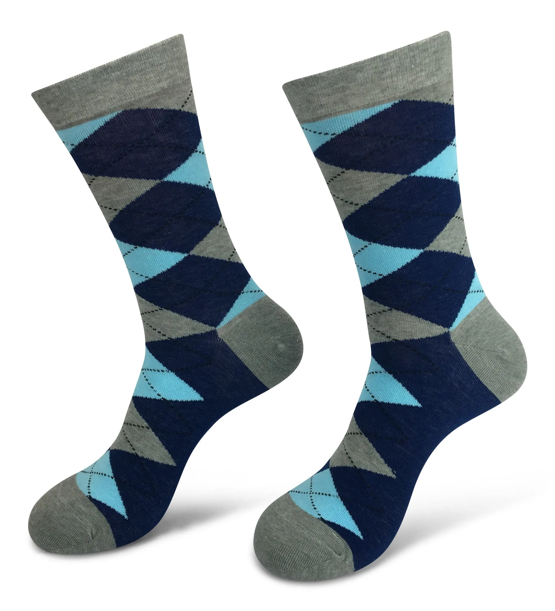 5 Pair Men Matching Fashion Dress Socks Gift Box-Groomsmen Weddings Party Socks
