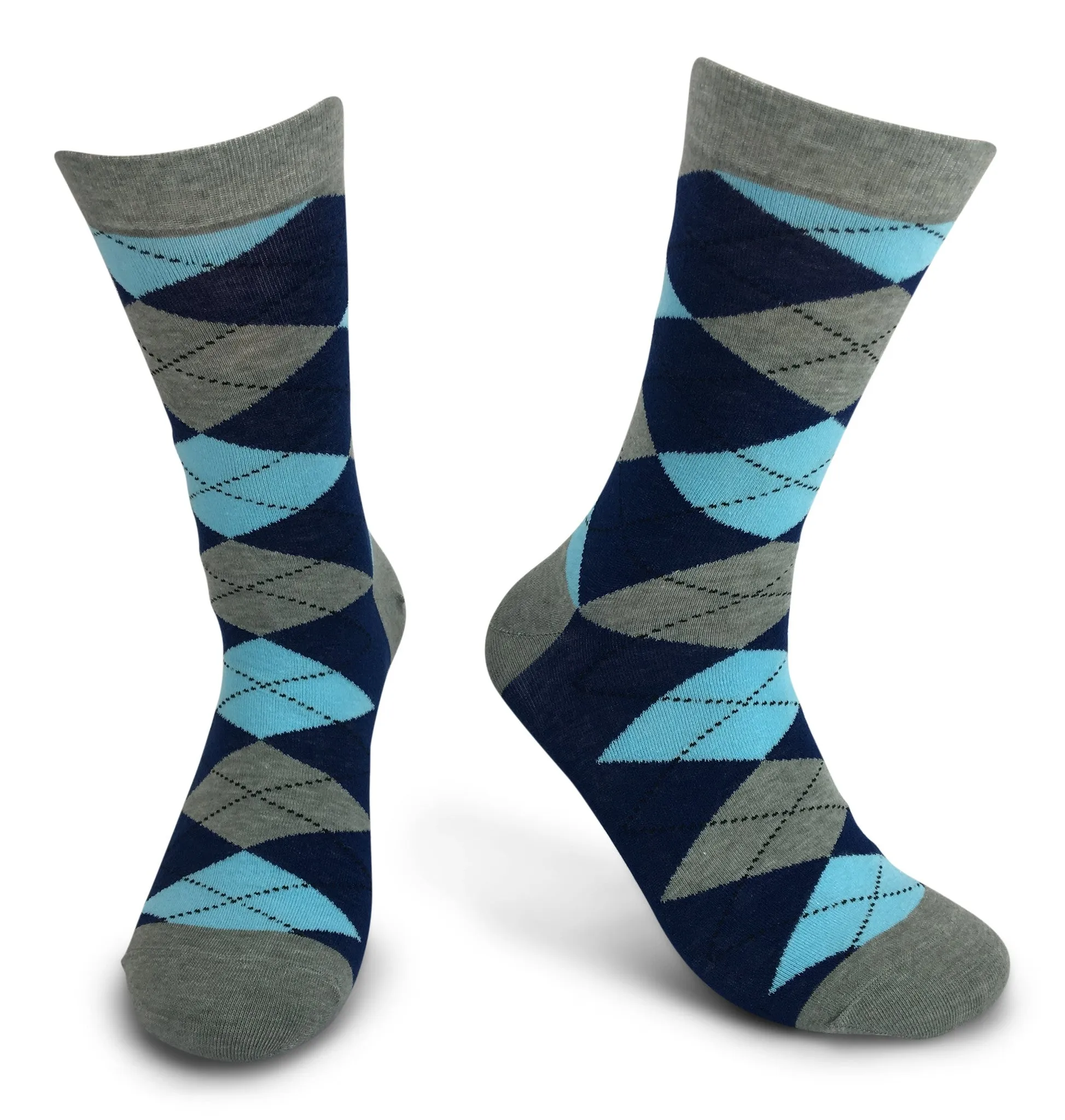 5 Pair Men Matching Fashion Dress Socks Gift Box-Groomsmen Weddings Party Socks