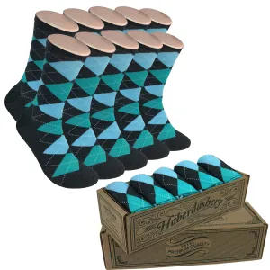 5 Pair Men Matching Fashion Dress Socks Gift Box-Groomsmen Weddings Party Socks