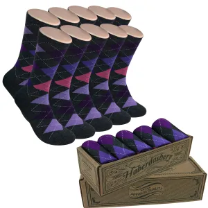 5 Pair Men Matching Fashion Dress Socks Gift Box-Groomsmen Weddings Party Socks