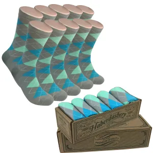 5 Pair Men Matching Fashion Dress Socks Gift Box-Groomsmen Weddings Party Socks