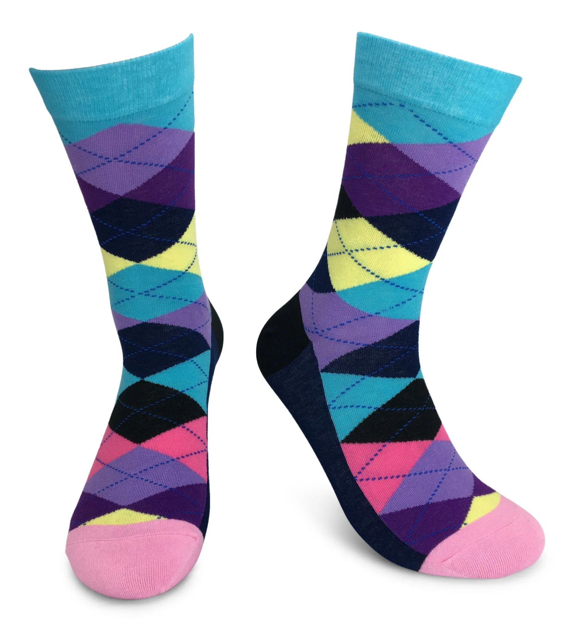 5 Pair Men Matching Fashion Dress Socks Gift Box-Groomsmen Weddings Party Socks