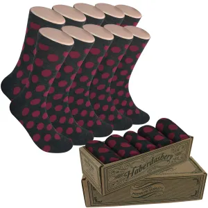 5 Pair Men Matching Fashion Dress Socks Gift Box-Groomsmen Weddings Party Socks