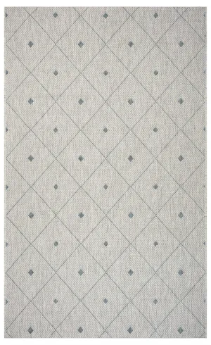 5’ x 8’ Blue Diamonds Indoor Outdoor Area Rug