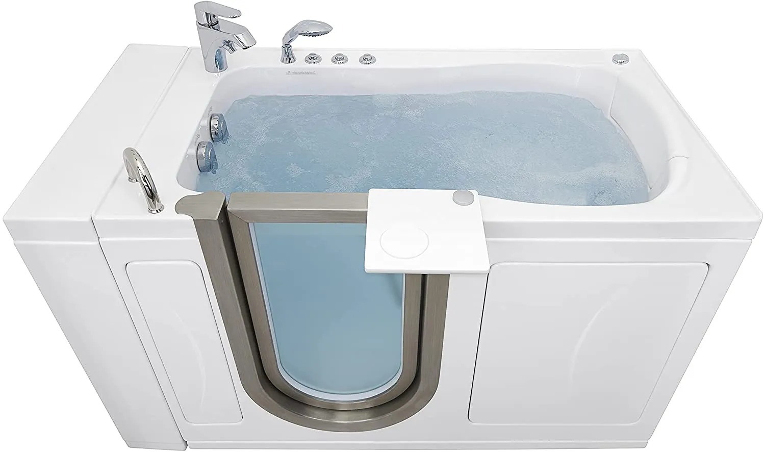 52" x 27.5" Petite Massage Walk In Bath Tub