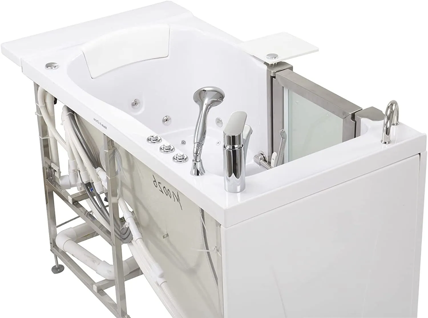 52" x 27.5" Petite Massage Walk In Bath Tub