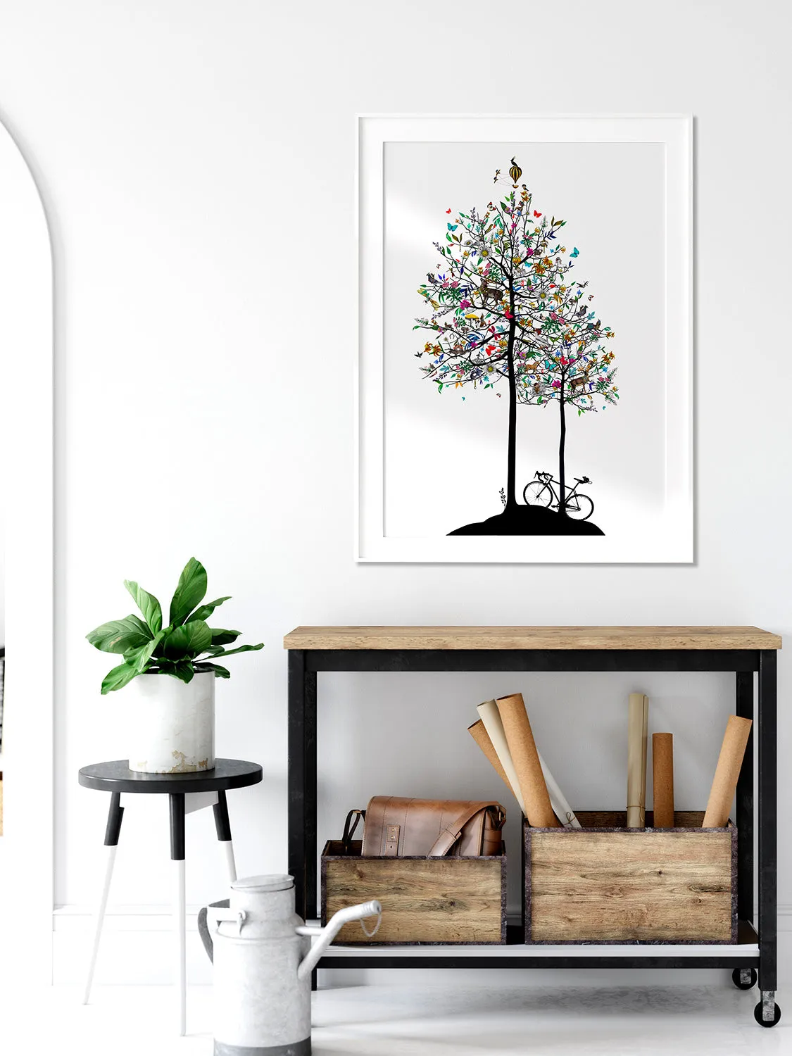A walk in the park - Art Print