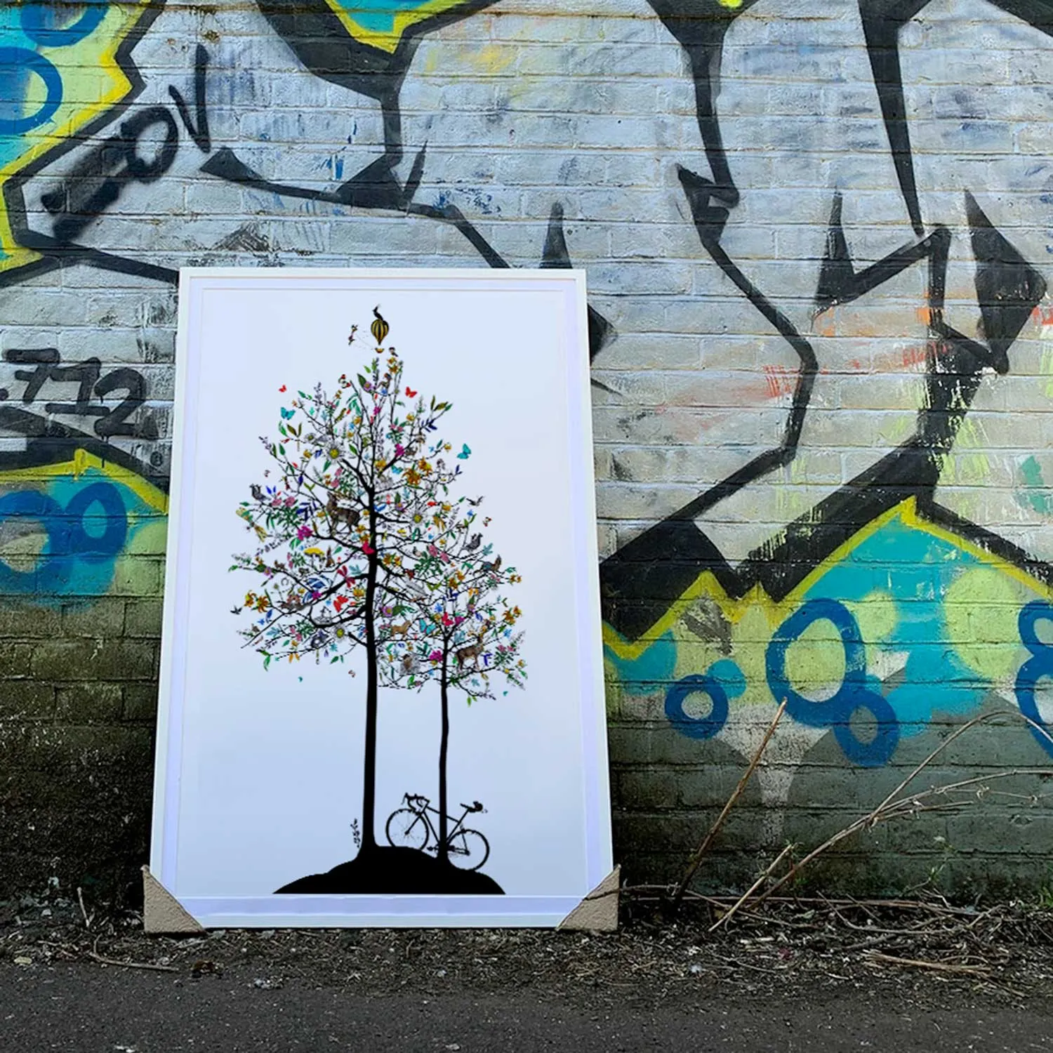 A walk in the park - Art Print
