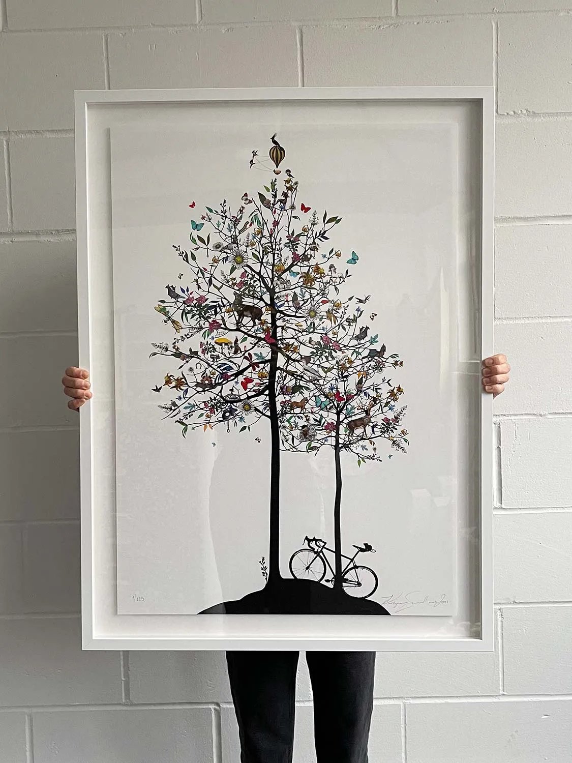 A walk in the park - Art Print