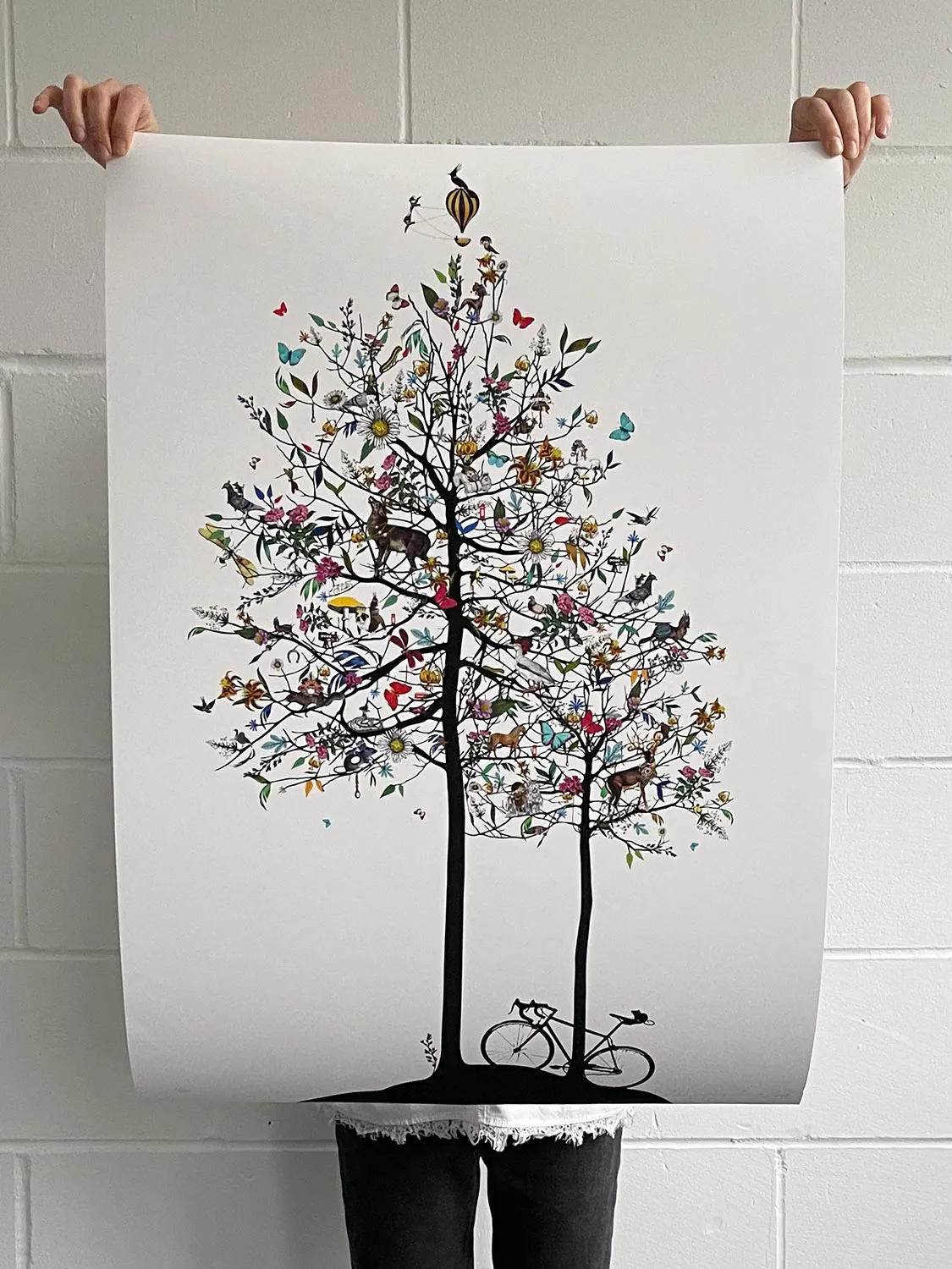 A walk in the park - Art Print