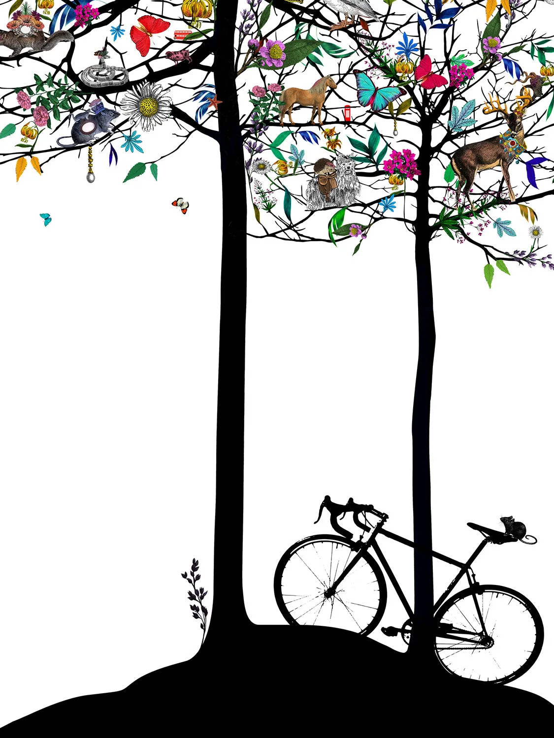 A walk in the park - Art Print