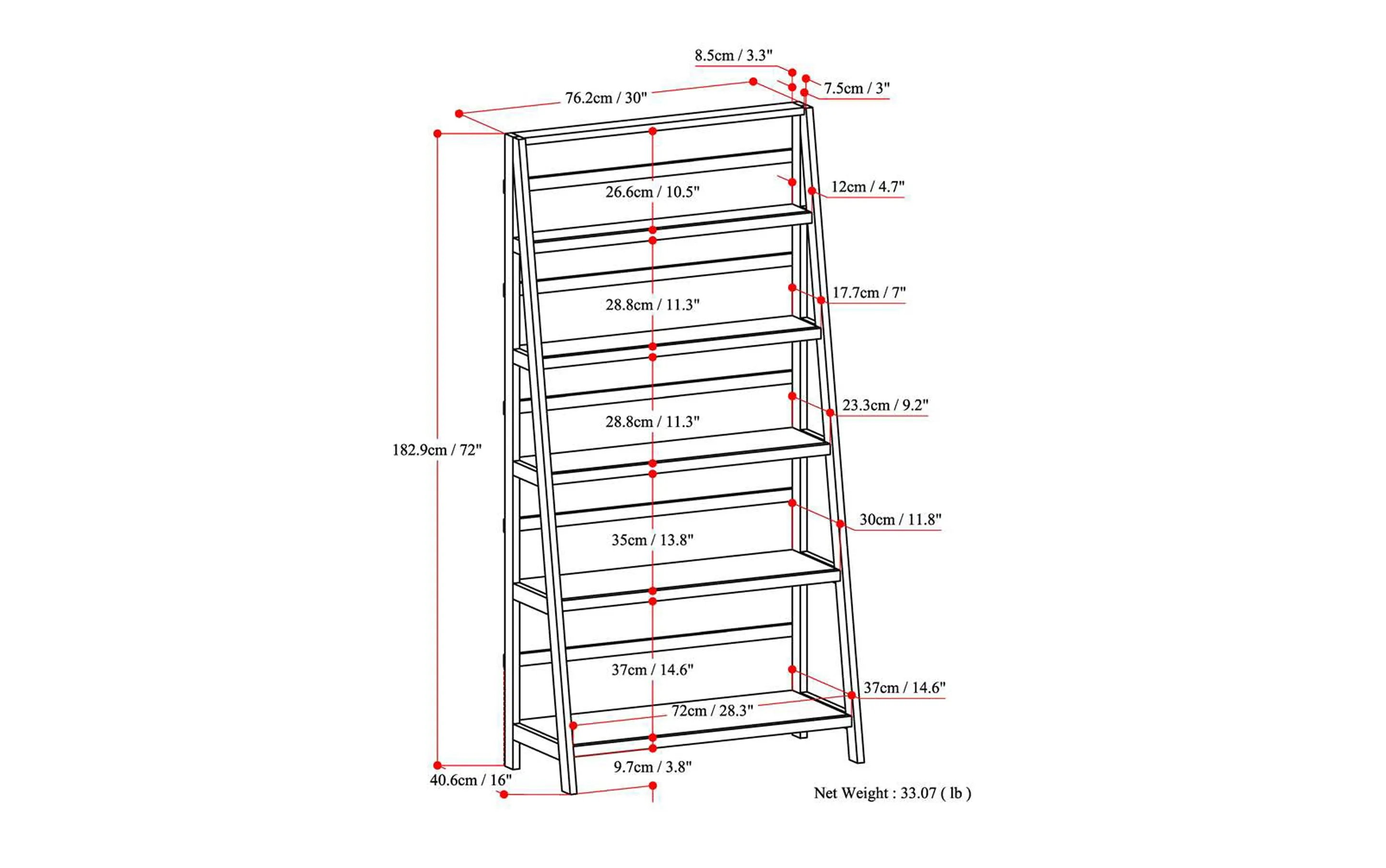 Acadian Bookcase