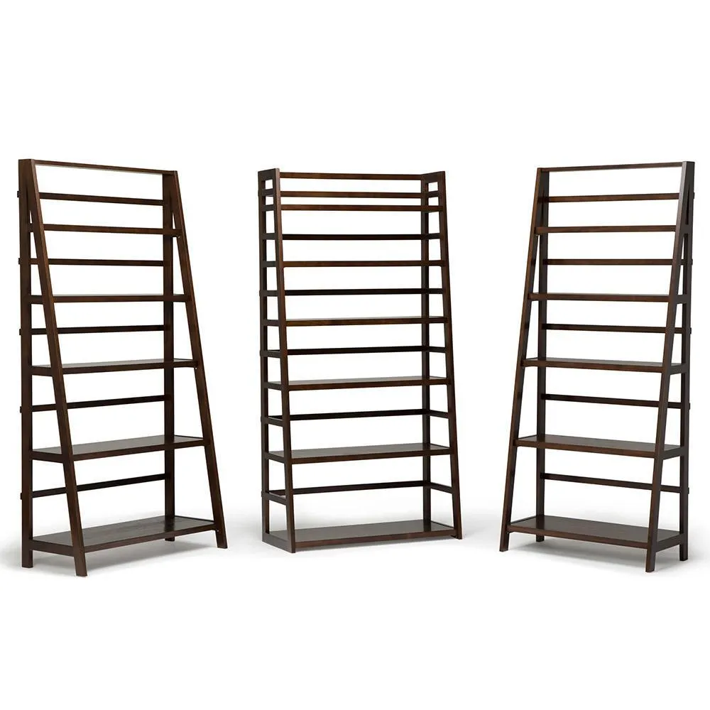 Acadian Wide Ladder Shelf Bookcase