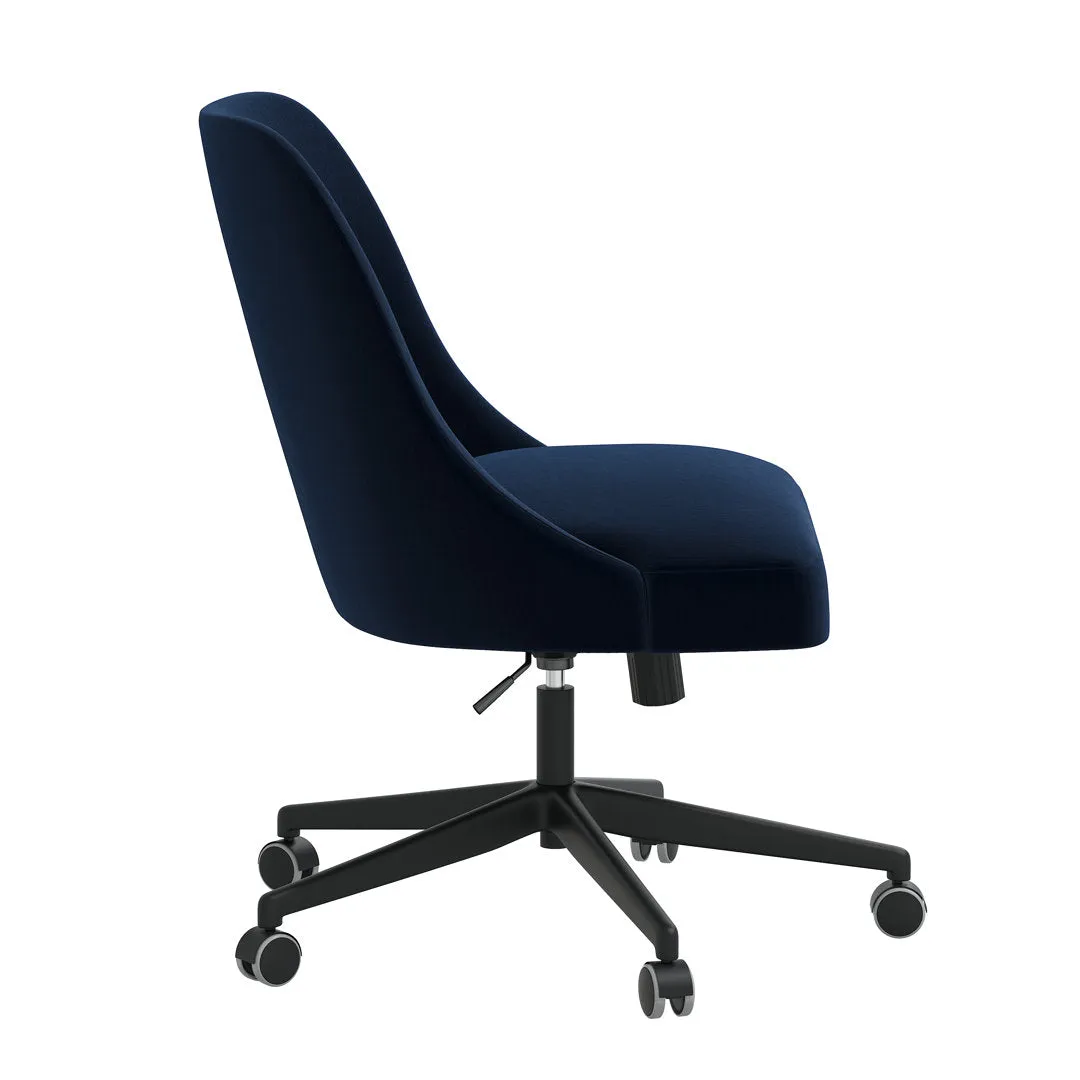 Acosta Task Chair AllModern Upholstery Color: Monaco Eclipse Velvet
