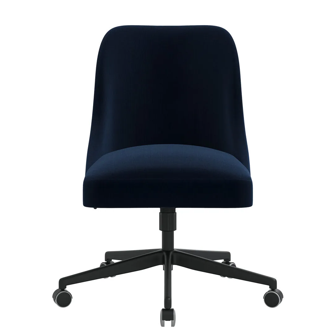 Acosta Task Chair AllModern Upholstery Color: Monaco Eclipse Velvet