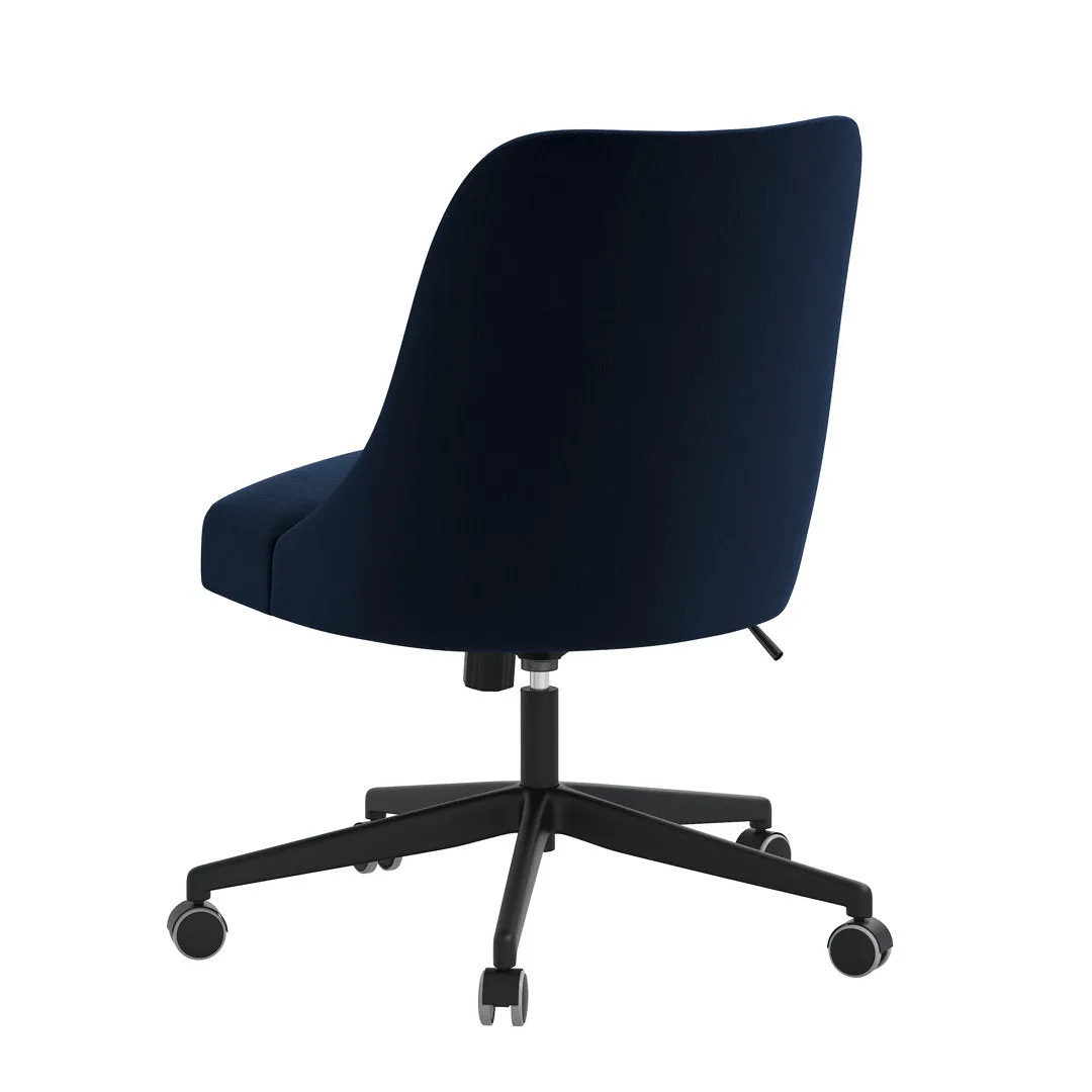 Acosta Task Chair AllModern Upholstery Color: Monaco Eclipse Velvet