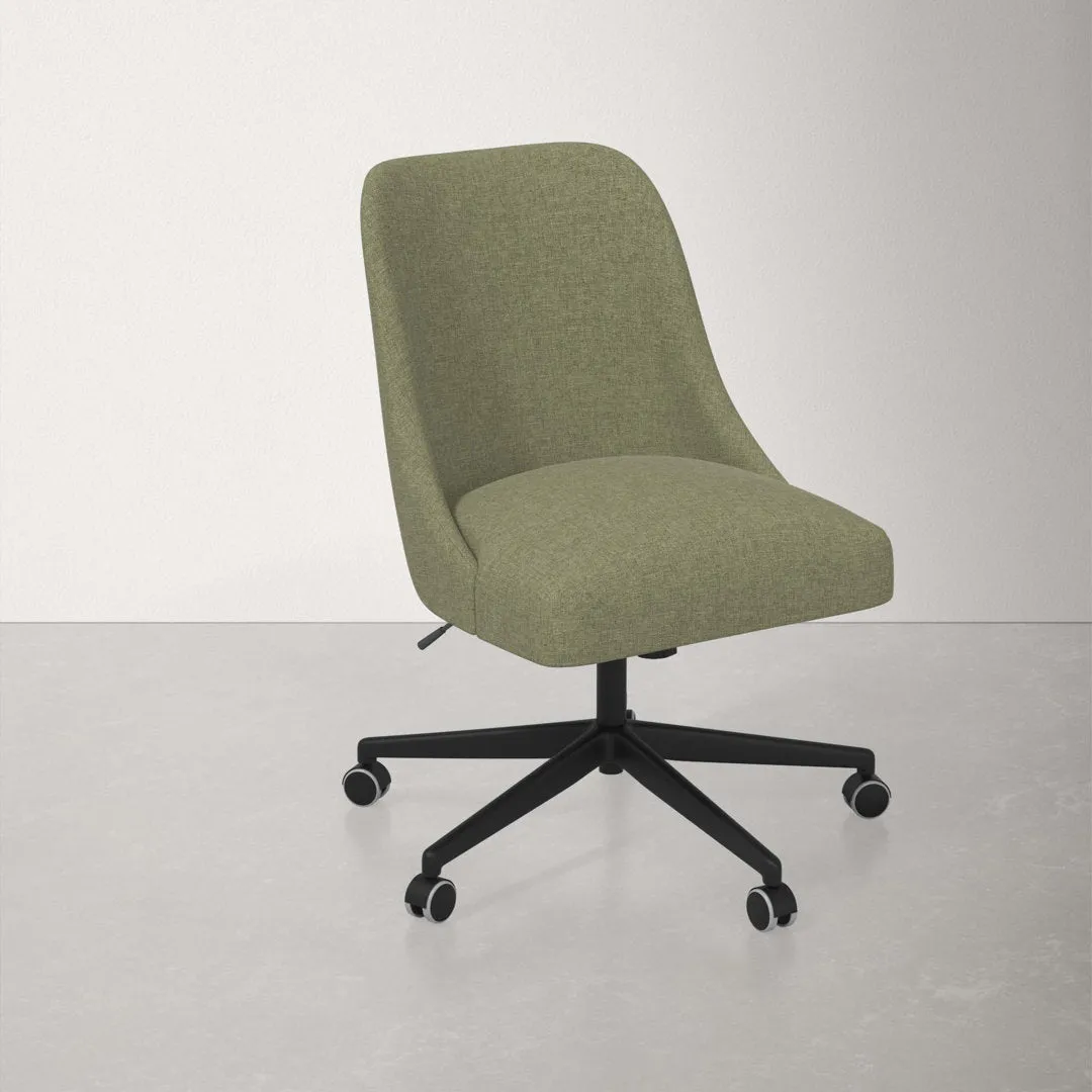Acosta Task Chair AllModern Upholstery Color: Zuma Laurel Textured Linen