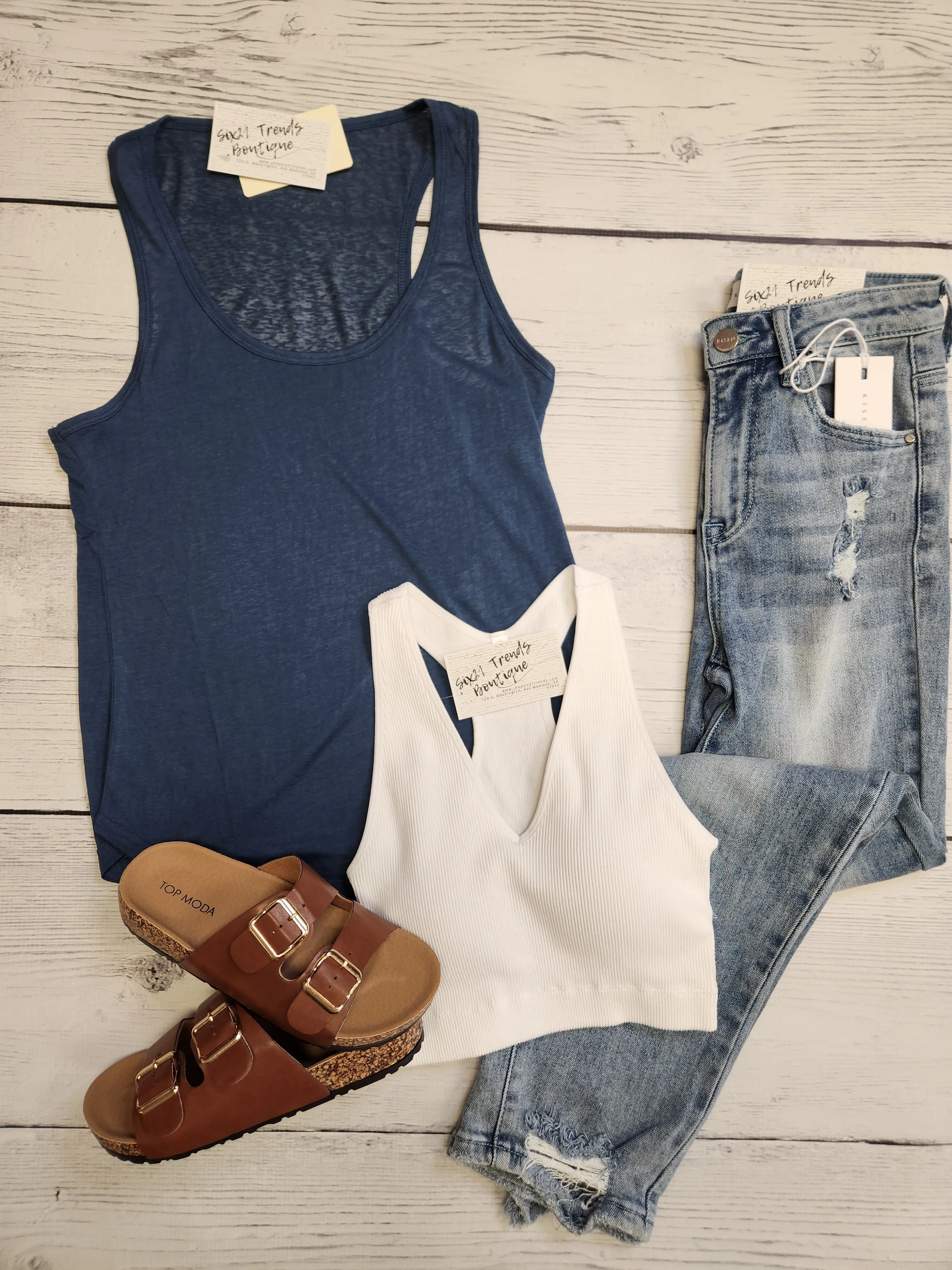 Active Loose Fit Sleeveless Top (2 colors)