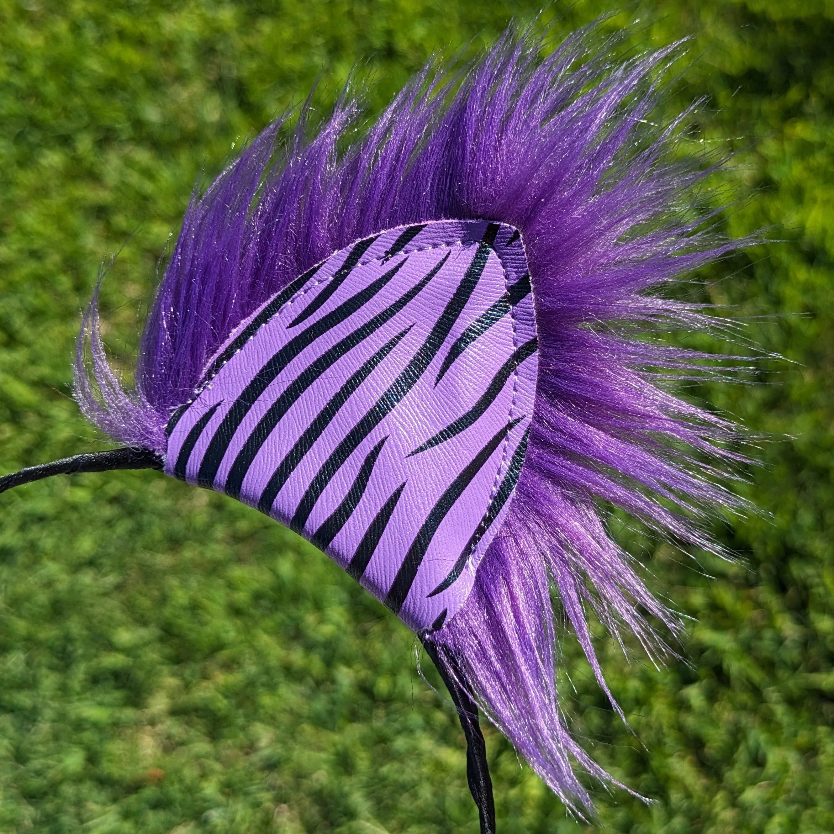 Amethyst Zebra Kittycorn Ears