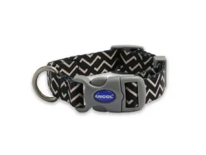 Ancol Soho Nylon Adjustable Collar - Zigzag