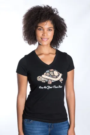 Animal Instinct Turtle V-Neck