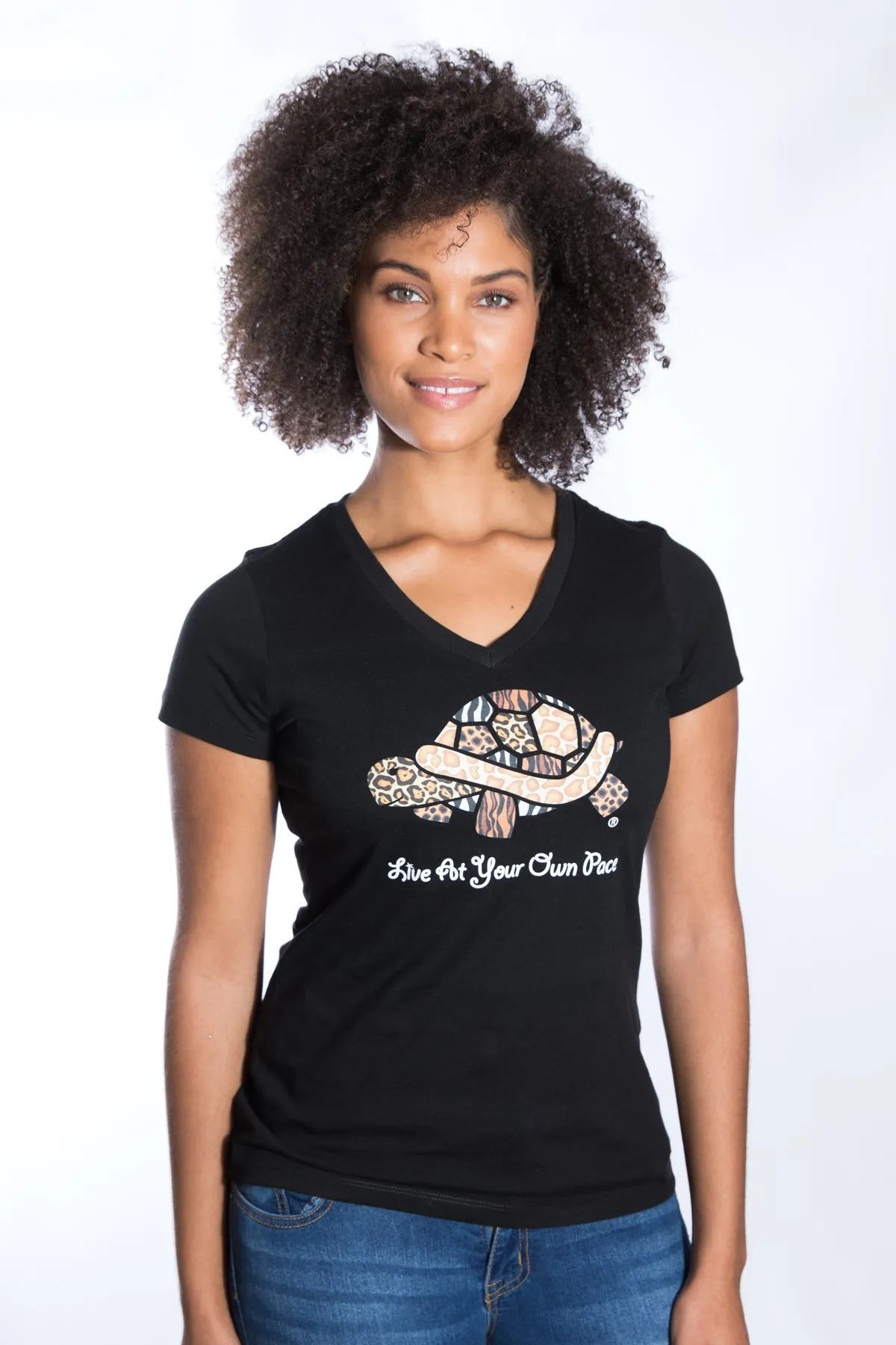 Animal Instinct Turtle V-Neck