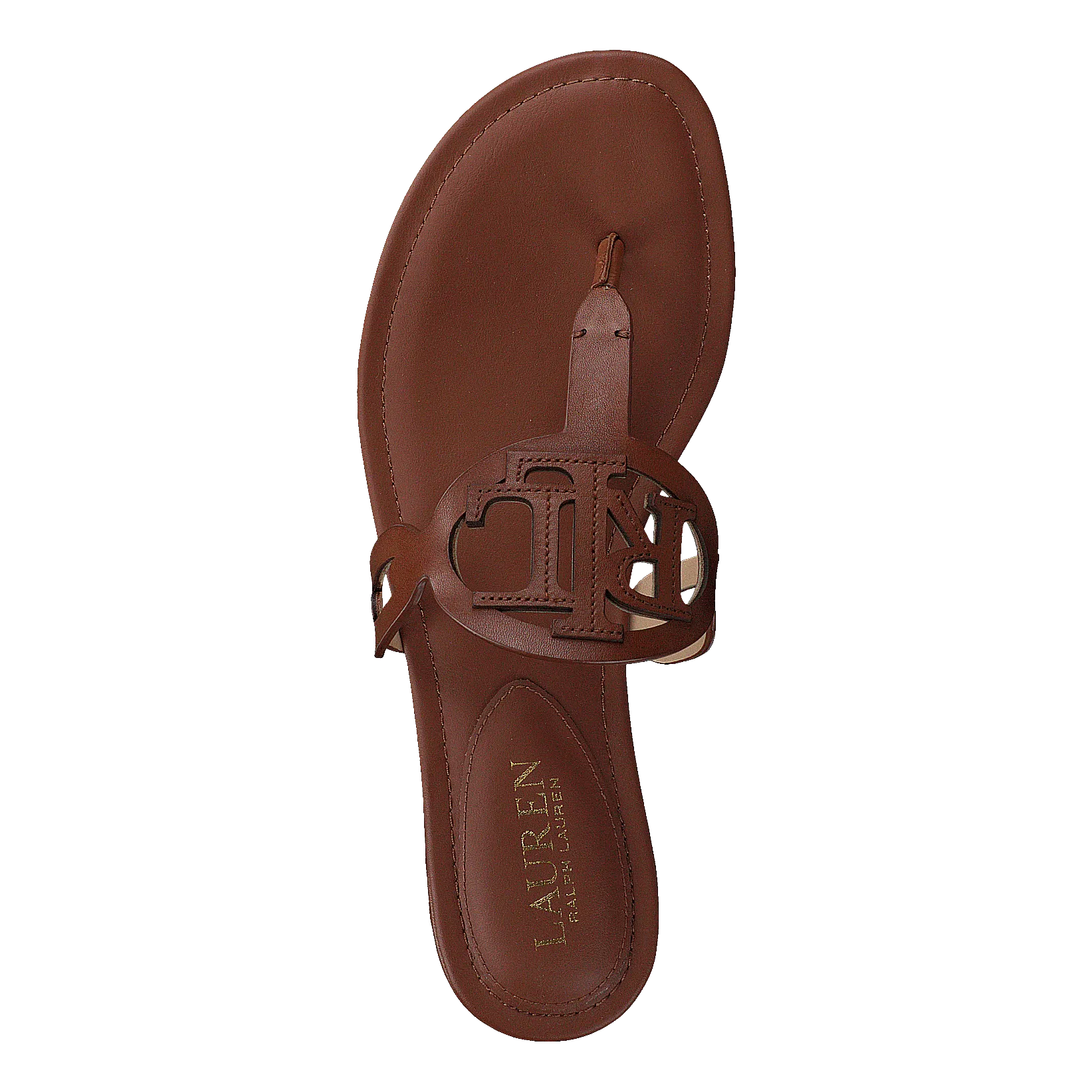 AUDRIE-SANDALS-FLAT SANDAL DEEP SADDLE TAN