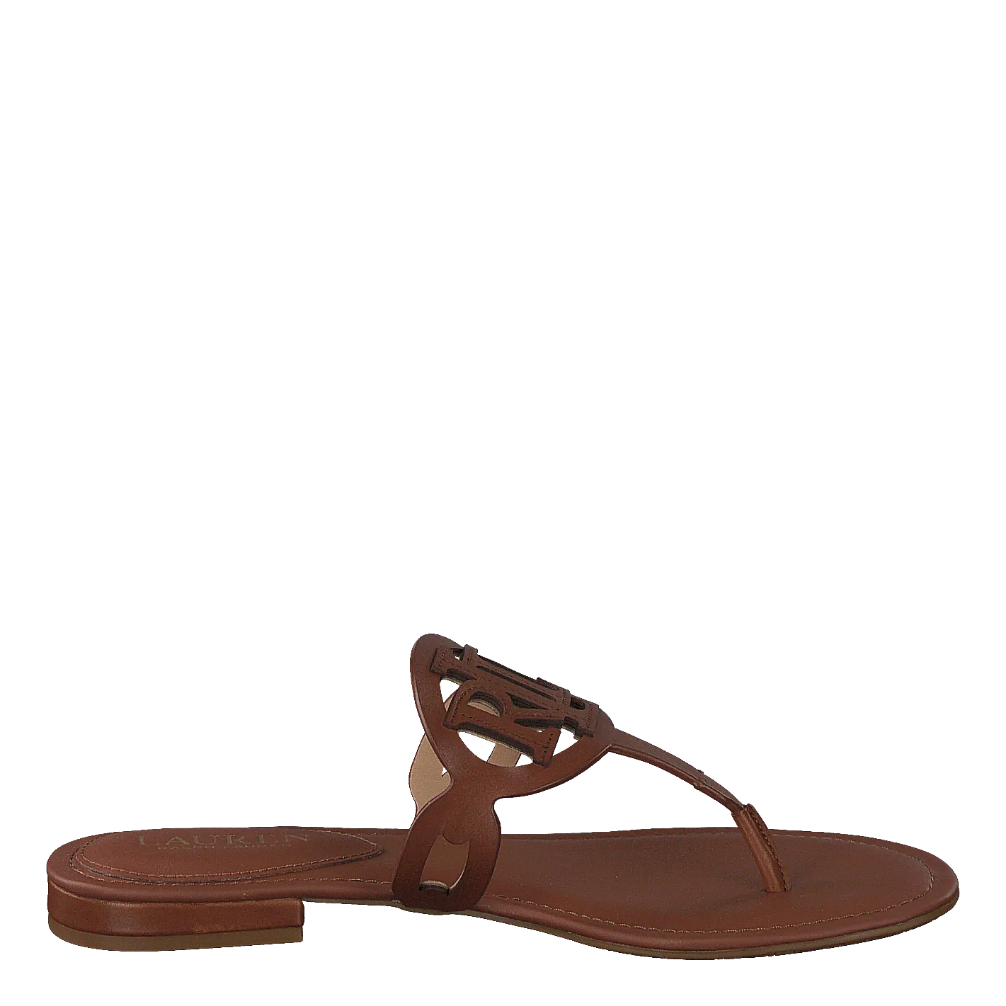 AUDRIE-SANDALS-FLAT SANDAL DEEP SADDLE TAN