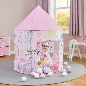 Austism-Friendly 2 Person Unicorn Pop-up Play Tent | Den | Storage Bag | 18m  