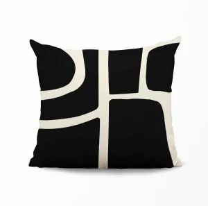 Banksy Abstract Spun Polyester Throw Pillow-17"x17"