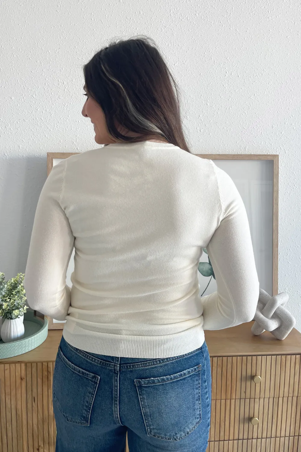 Basic Crew Neck Soft Knit Sweater