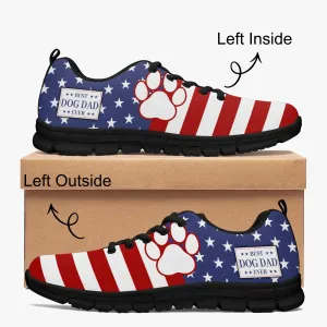 Best Dog Dad Ever Sneakers for Men, Running Shoes For Dog Dad Dog Lovers
