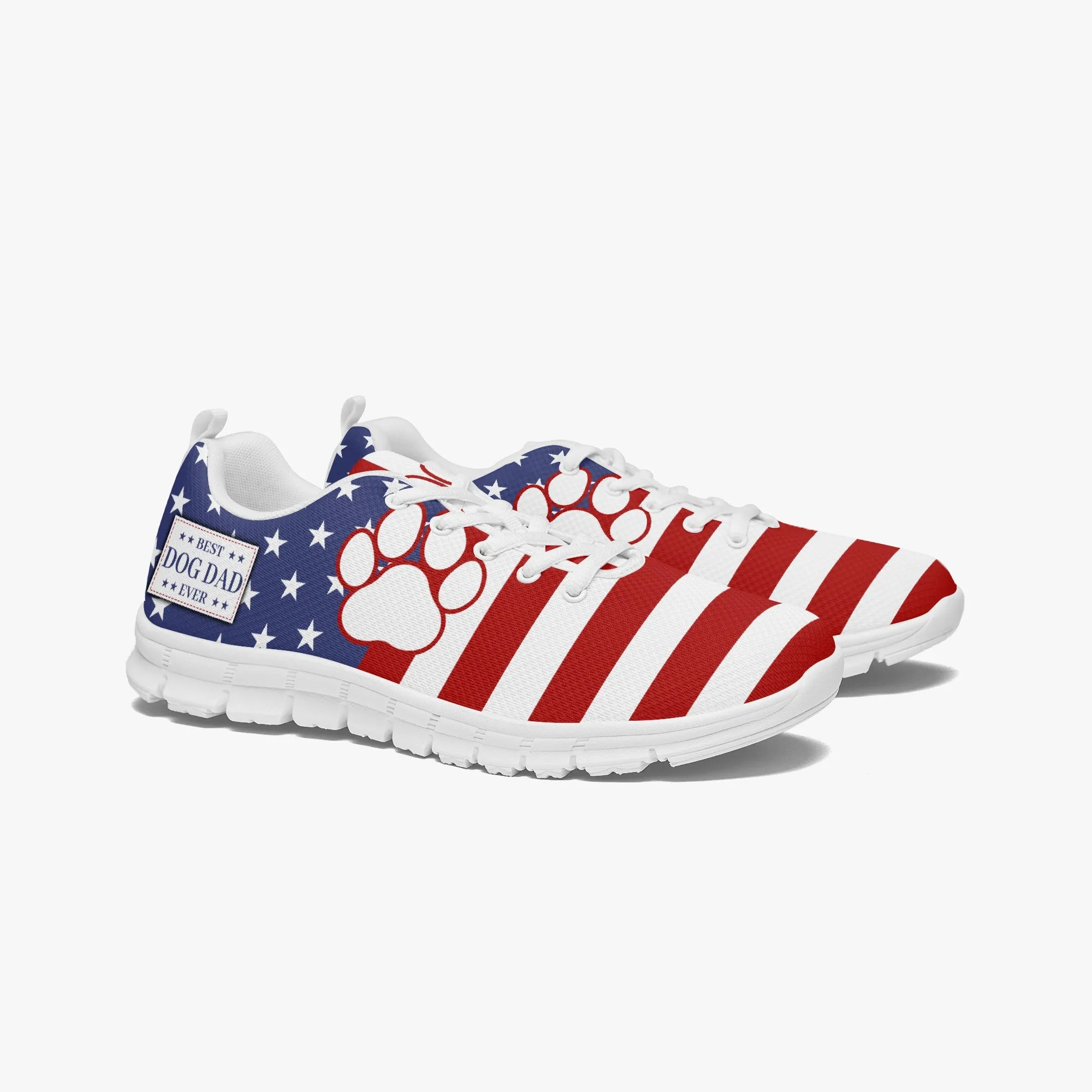 Best Dog Dad Ever Sneakers for Men, Running Shoes For Dog Dad Dog Lovers