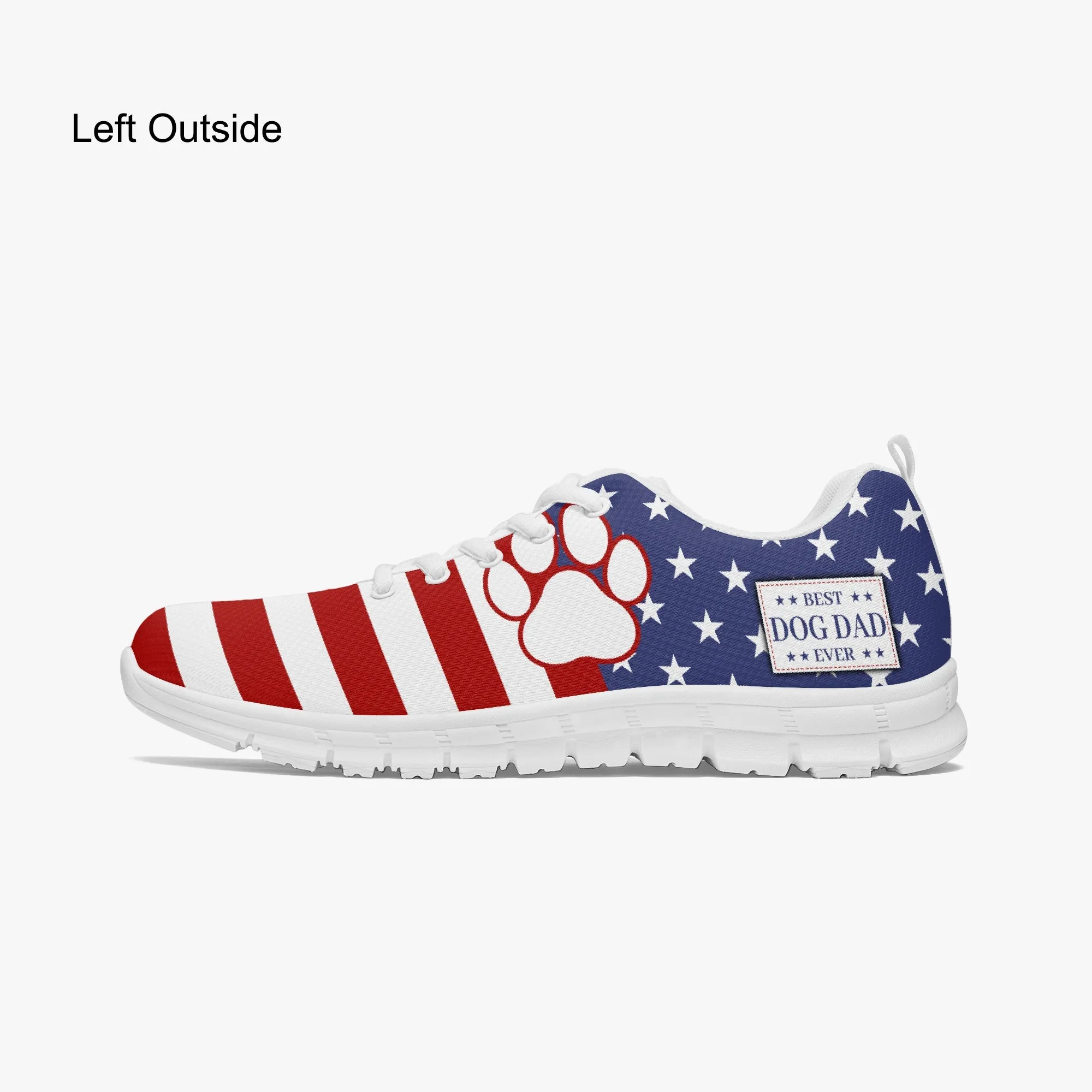 Best Dog Dad Ever Sneakers for Men, Running Shoes For Dog Dad Dog Lovers