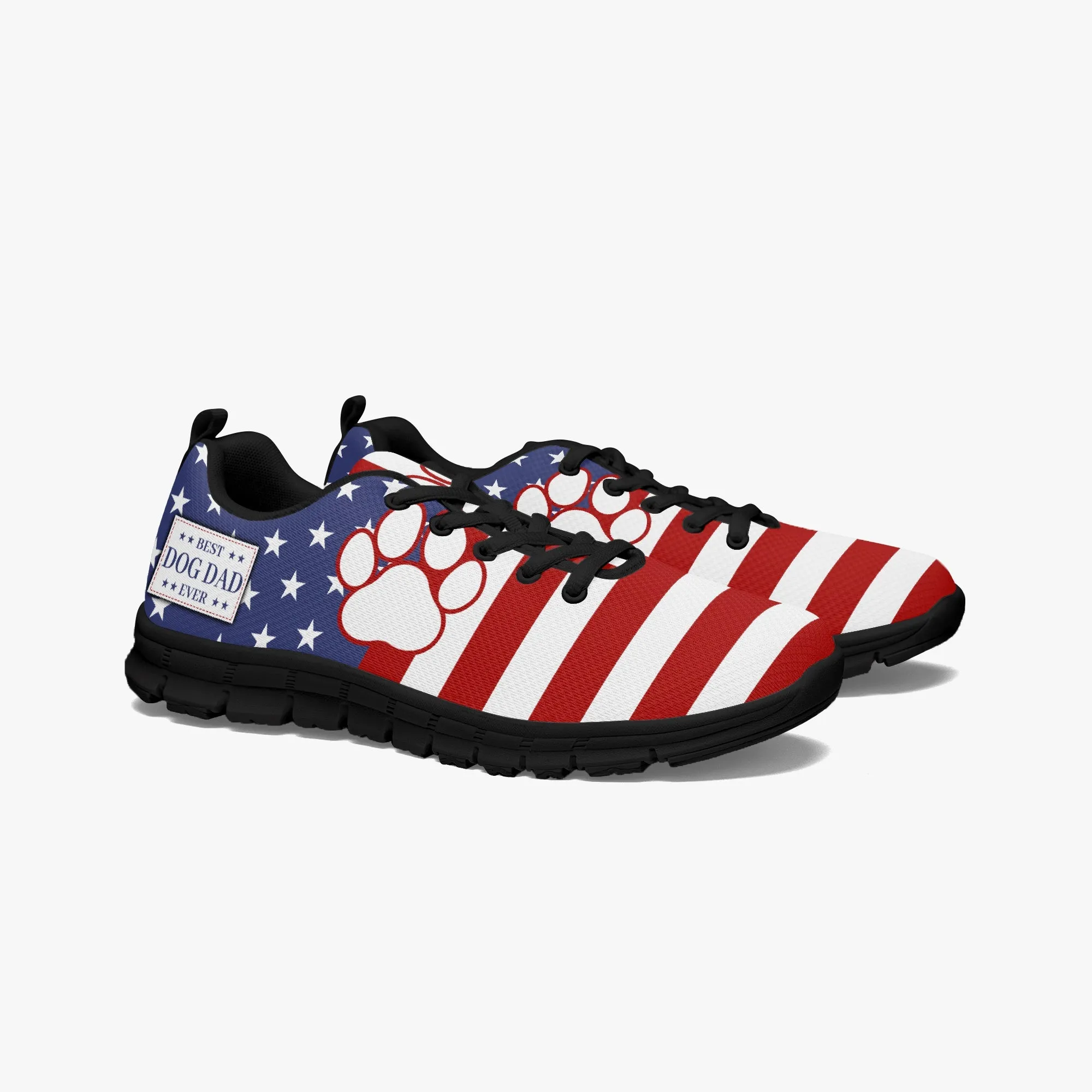 Best Dog Dad Ever Sneakers for Men, Running Shoes For Dog Dad Dog Lovers