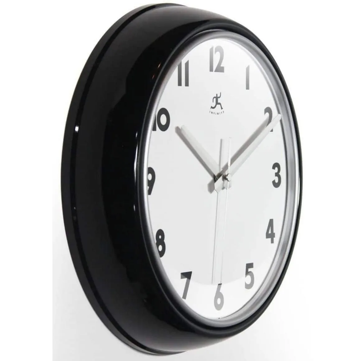 Black and Silver Lux Wall Clocks