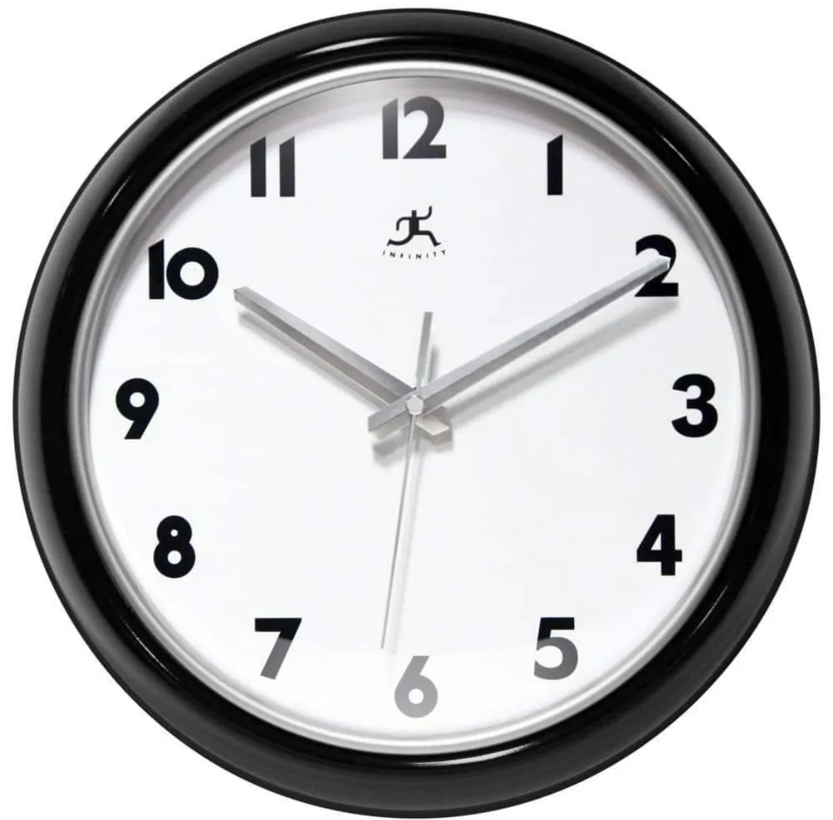 Black and Silver Lux Wall Clocks