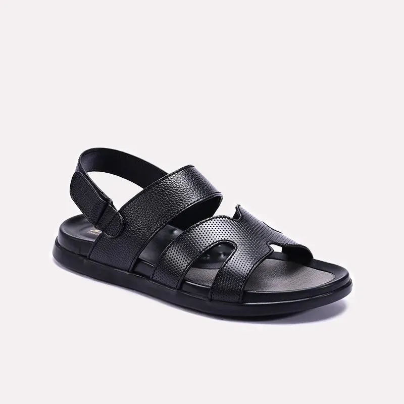 Black Casual Sandals For Men 0141134