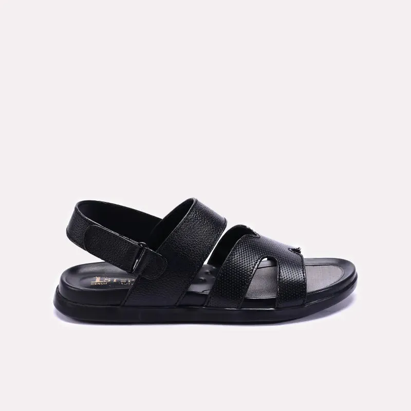 Black Casual Sandals For Men 0141134