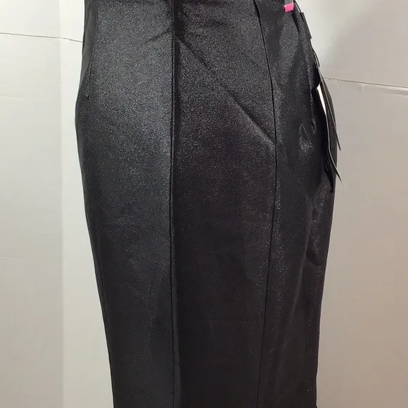 Black Label Couture black fishtail maxi skirt 4