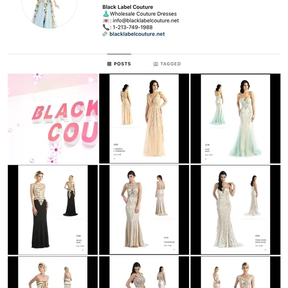 Black Label Couture black fishtail maxi skirt 4
