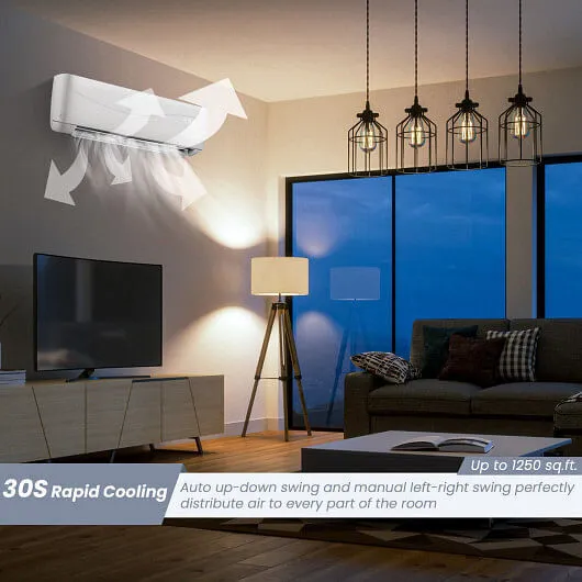 Blast 18000 BTU 19 SEER2 208-230V Ductless Mini Split Air Conditioner and Heater
