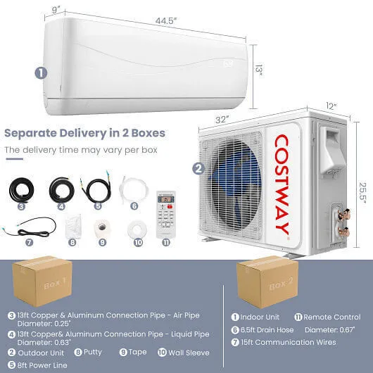 Blast 24000 BTU 18.5 SEER2 208-230V Ductless Mini Split Air Conditioner and Heat