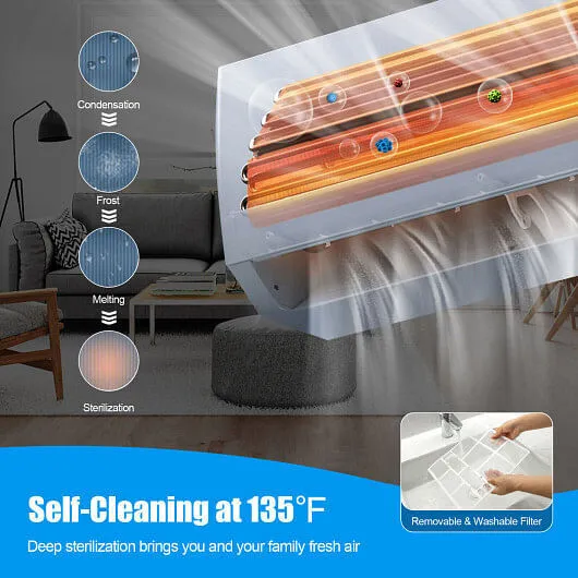 Blast 9000 BTU 17 SEER2 208-230V Ductless Mini Split Air Conditioner and Heater